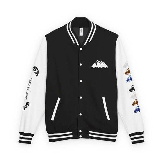 Just Believe Mountain Letterman Jacket