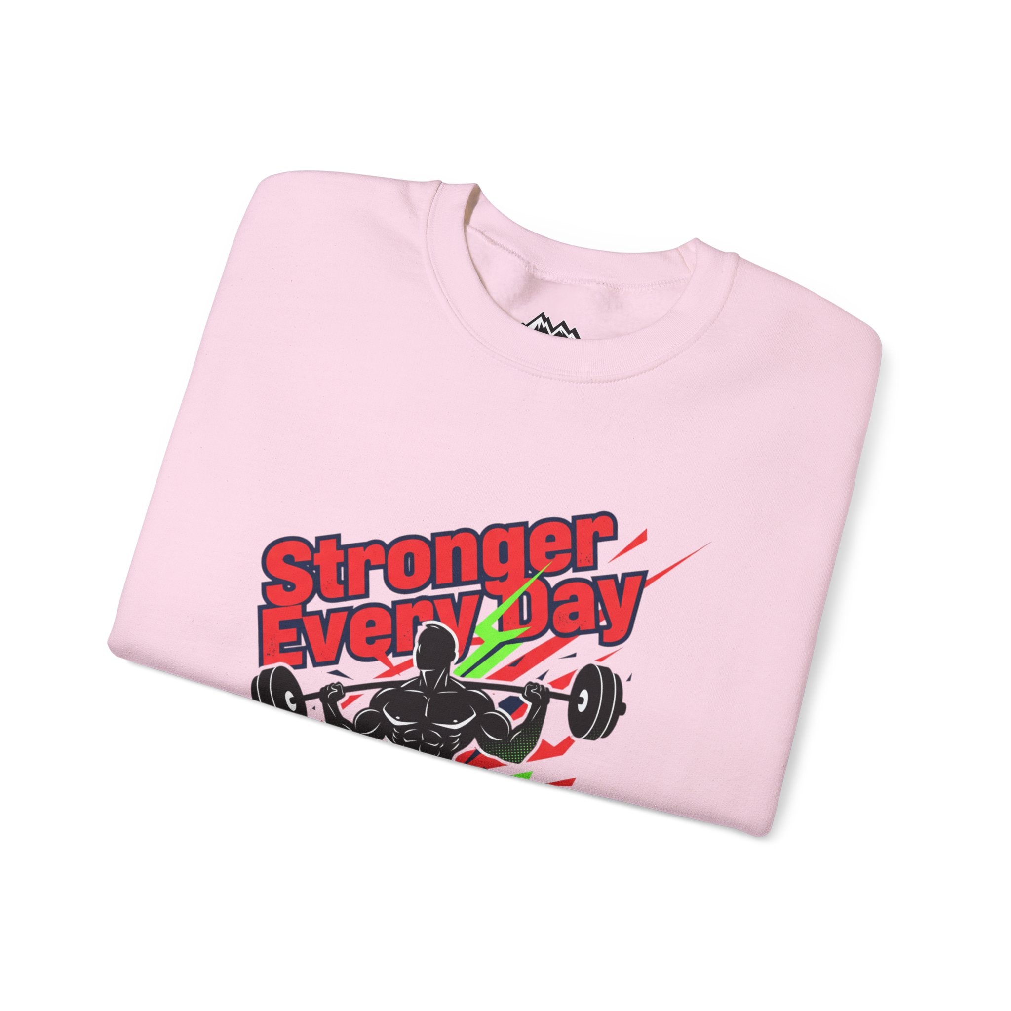 Just Believe Stronger Every Day Sweatshirt | gym motivation, active wear