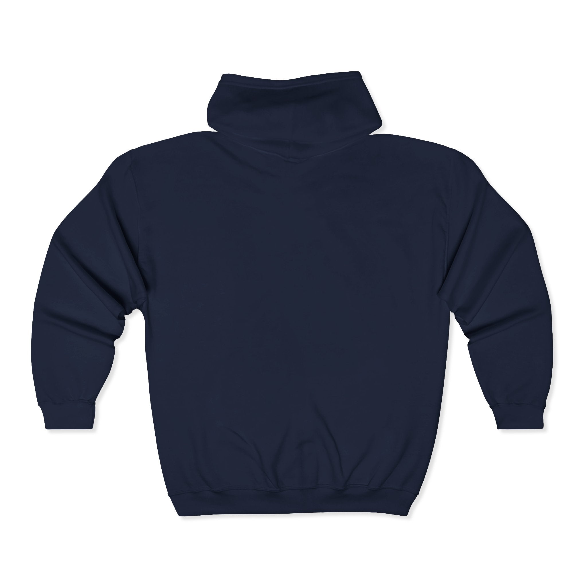 Just Believe Mountain Outline Zip Hoodie — Minimal Mountain Logo Hoodie