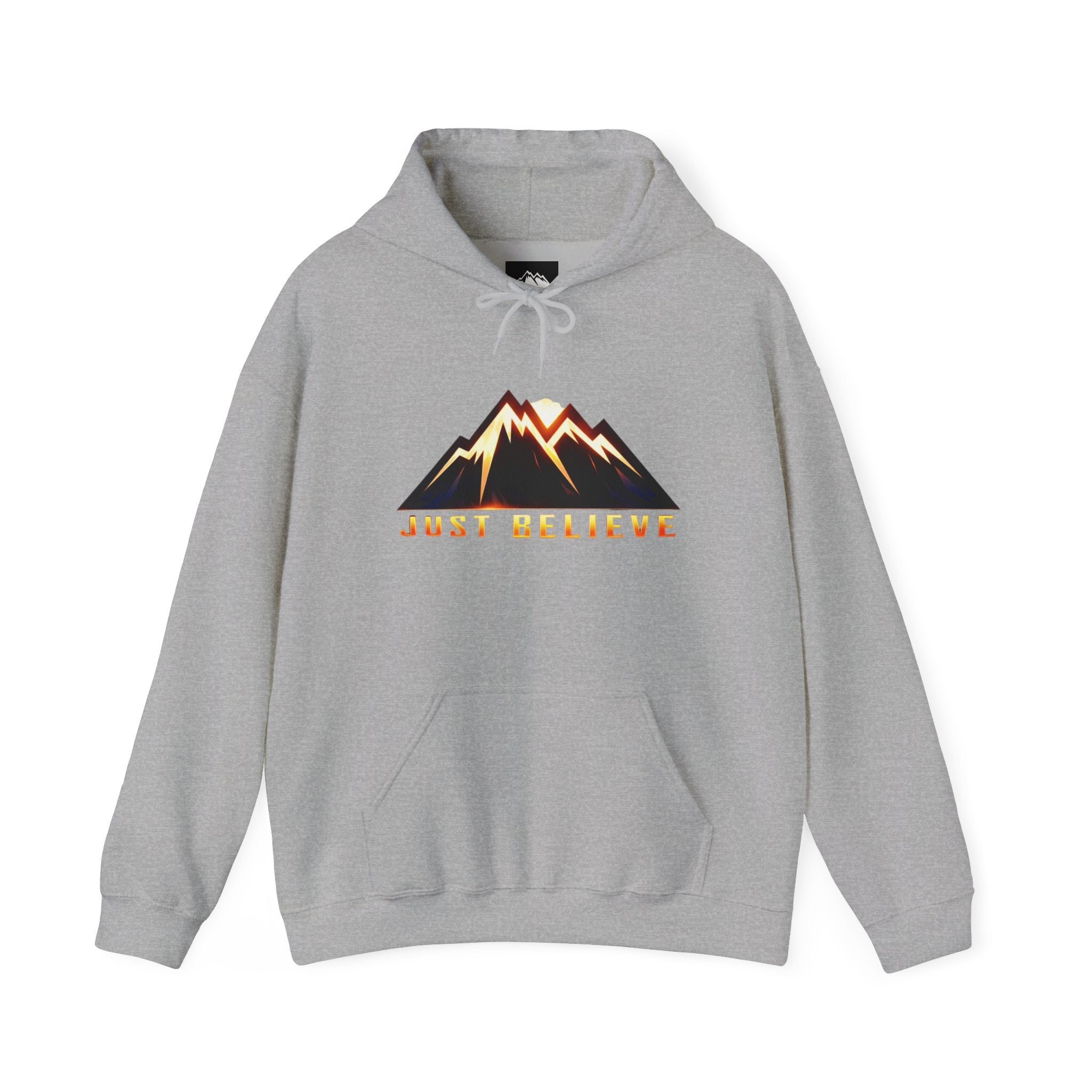 Just Believe  Hoodie — Inspirational Outdoor Graphic Sweatshirt