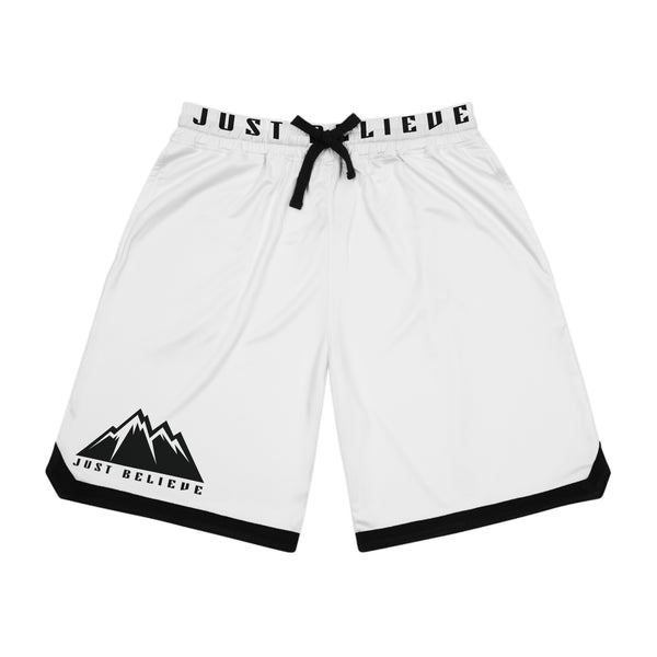 Basketball Shorts — 'Just Believe' Mountain Performance Rib Shorts