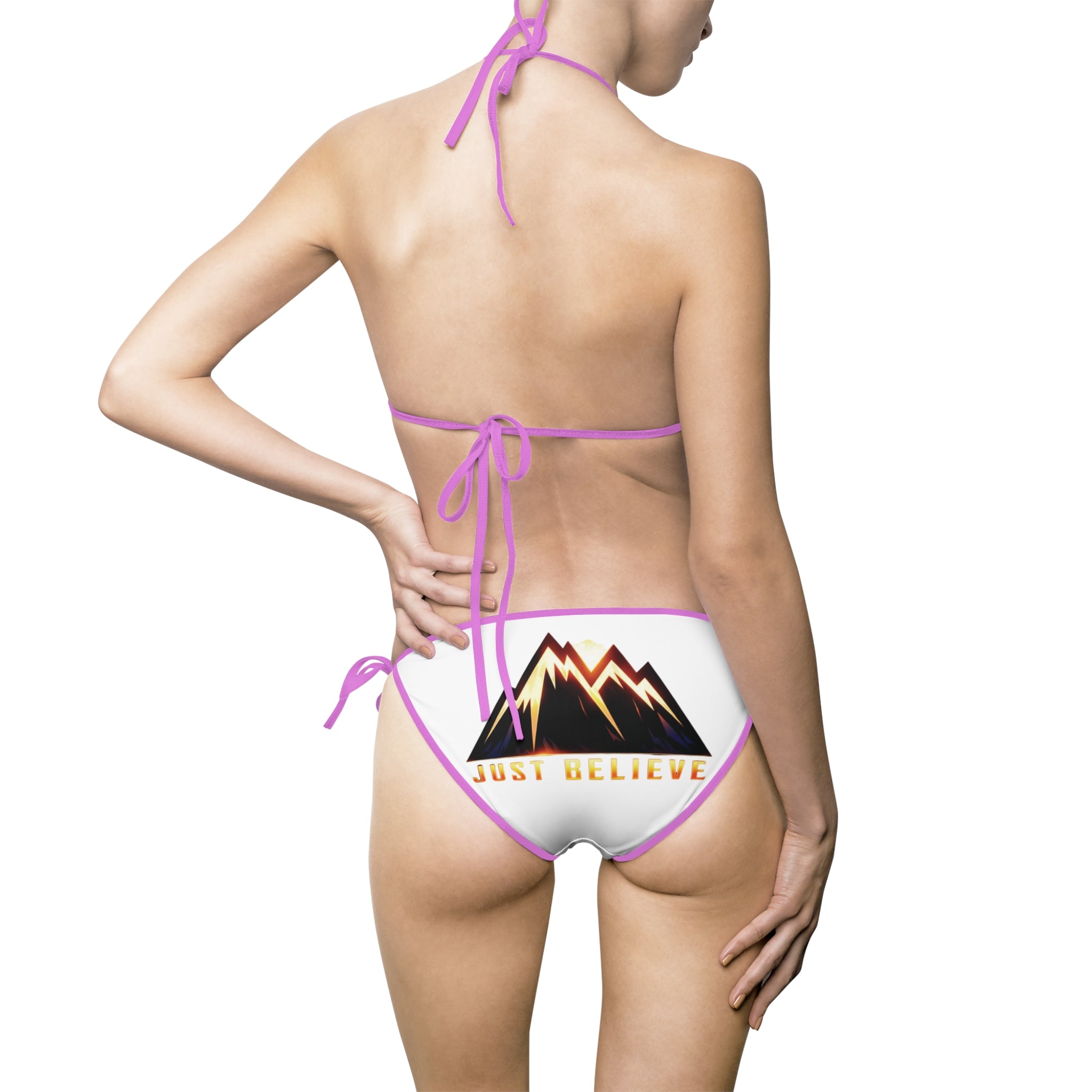 Just Believe  Women's Tie-Side Bikini