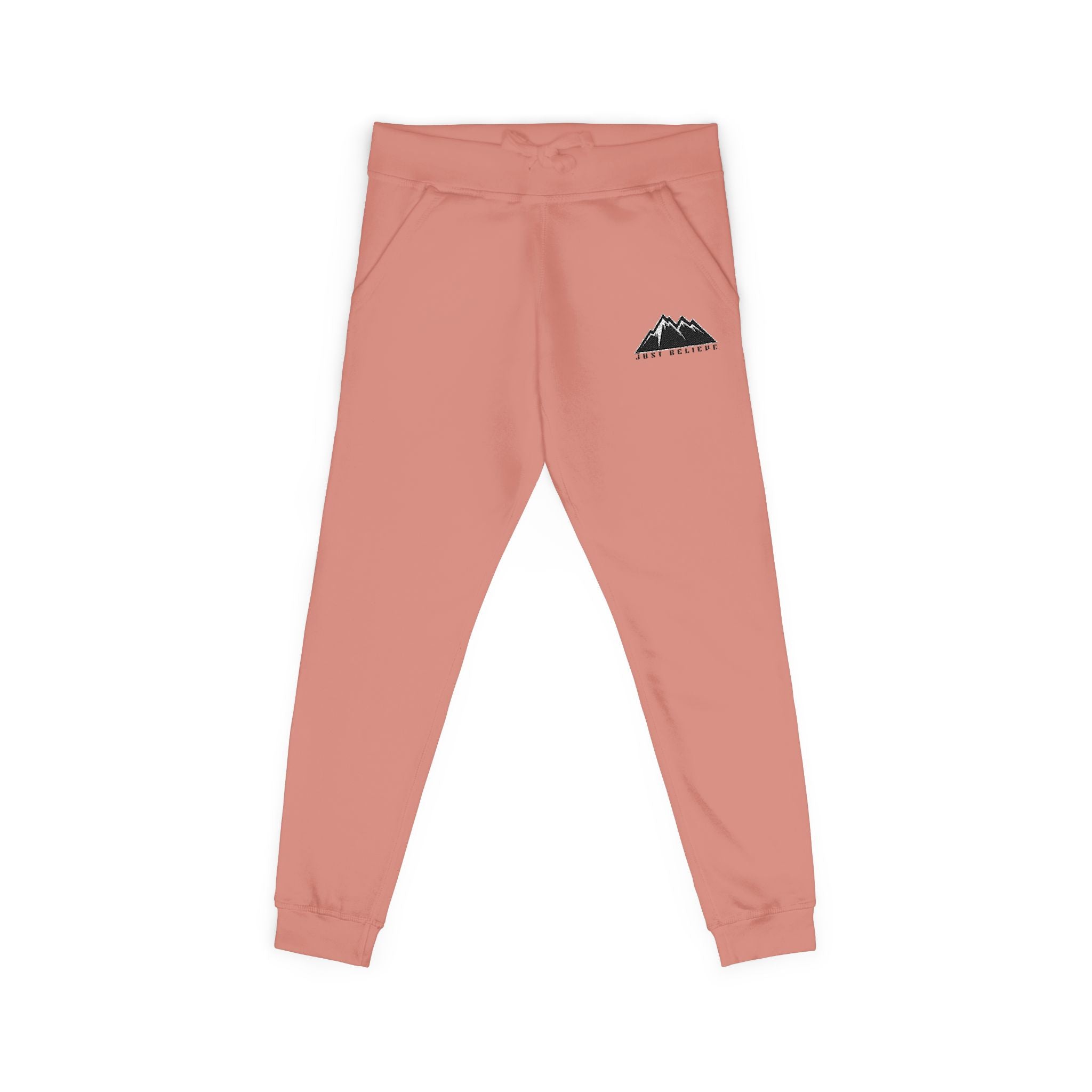 Just Believe Fleece Sweatpants — Cozy Pink Joggers
