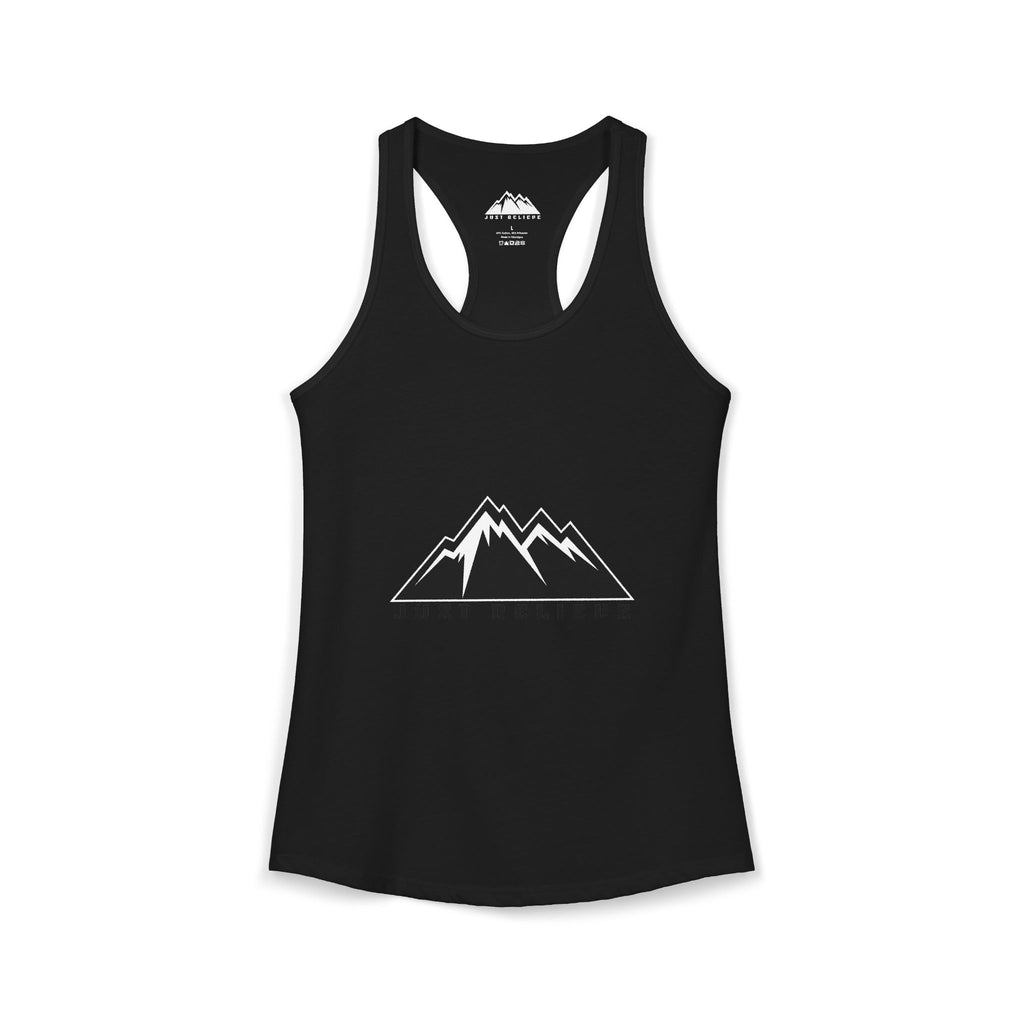 Just Believe Racerback Tank Top — Women's Inspirational Workout Tank
