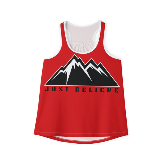 Just Believe Mountain Tank Top — Inspirational Outdoor Women&