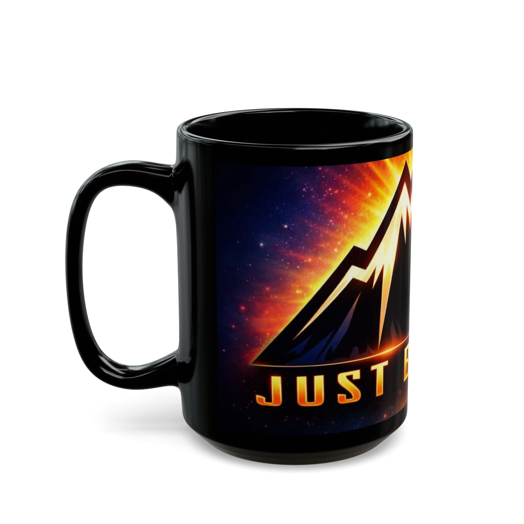 Just Believe Black Mug — Inspirational 11oz & 15oz Coffee Cup