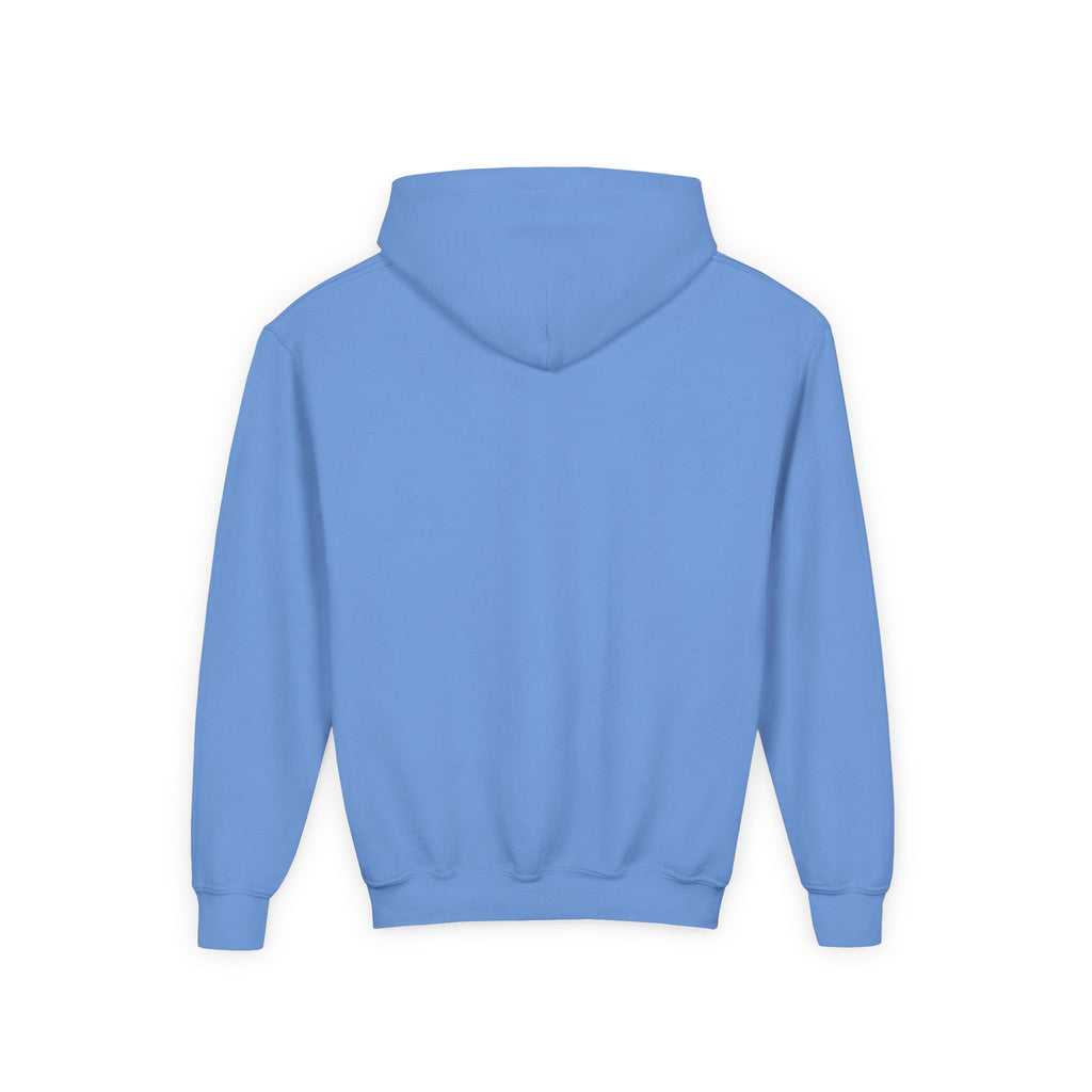 Youth Hoodie - Mountain Logo "Just Breathe" Minimal Outdoor Pullover