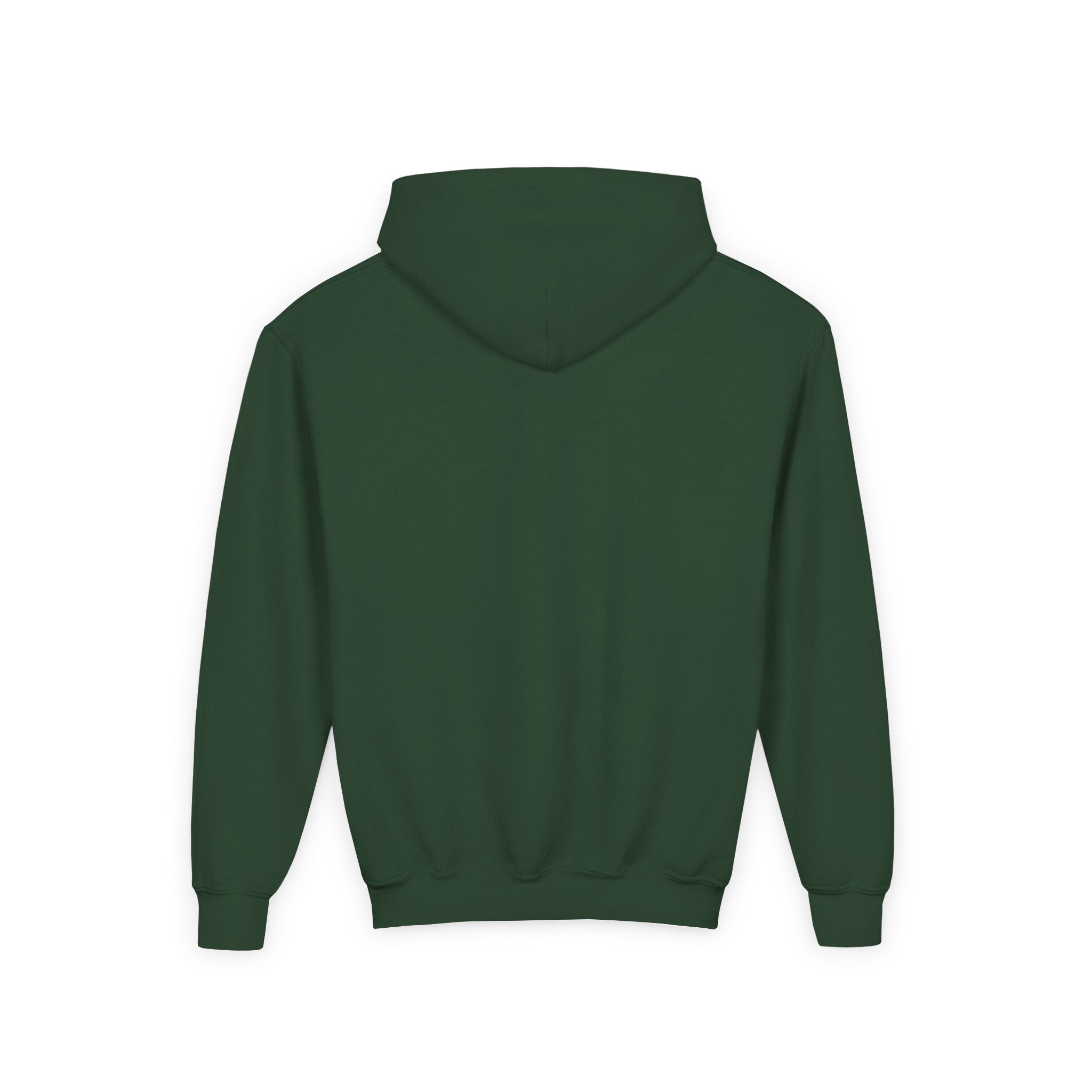 Youth Hoodie - Mountain Logo "Just Breathe" Minimal Outdoor Pullover