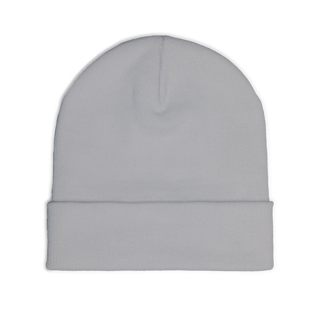 Beanie — Embroidered Mountain "Just Believe" Knit Cap