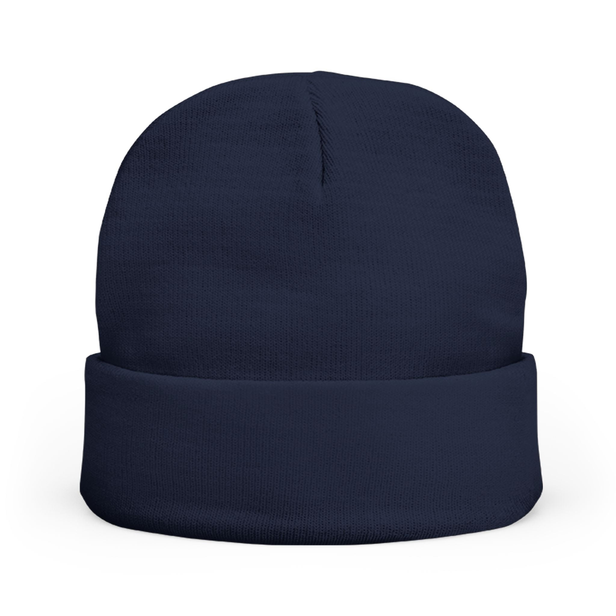Beanie — Embroidered Mountain "Just Believe" Knit Cap
