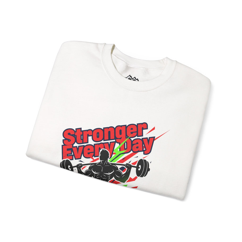 Just Believe Stronger Every Day Sweatshirt | gym motivation, active wear