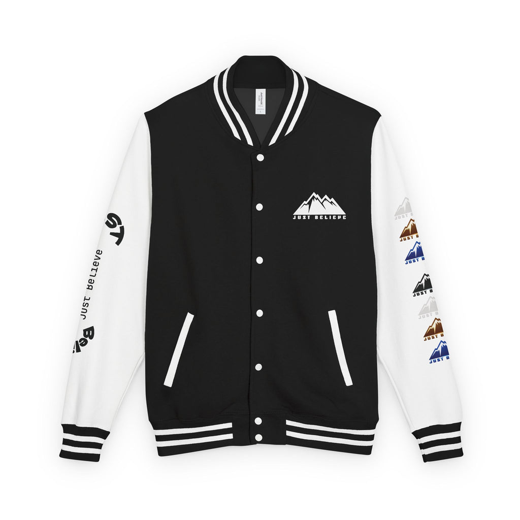 Just Believe Mountain Letterman Jacket