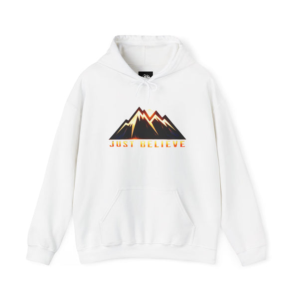 Just Believe  Hoodie — Inspirational Outdoor Graphic Sweatshirt