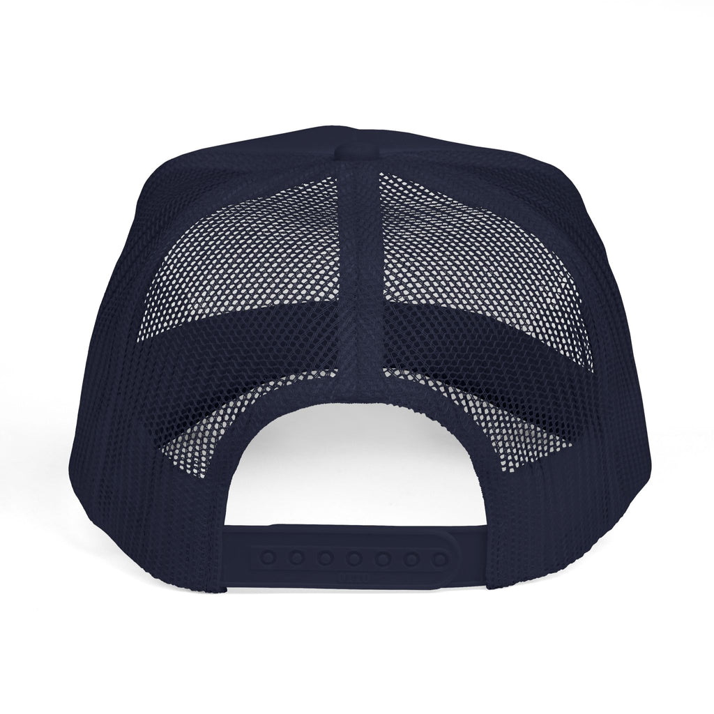 Just Believe Embroidered Trucker Hat — Foam Mesh Cap