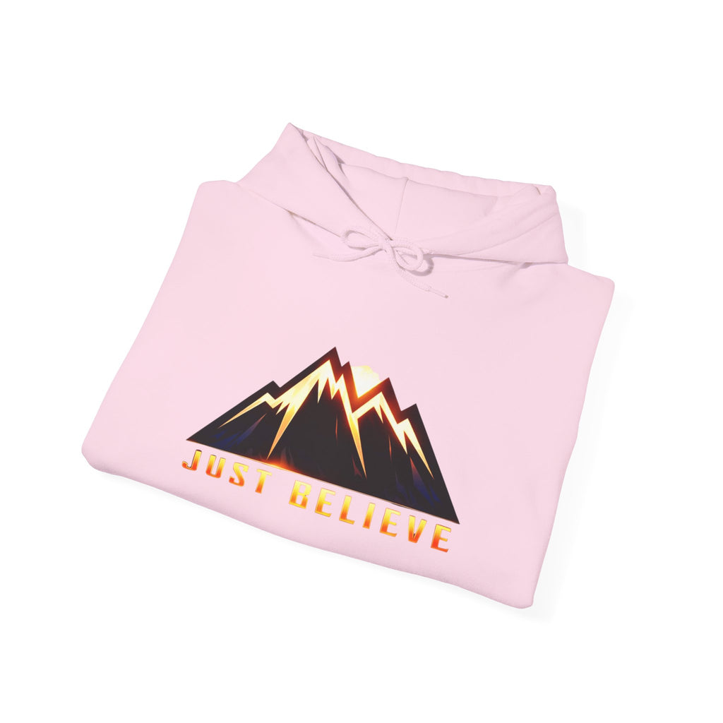 Just Believe  Hoodie — Inspirational Outdoor Graphic Sweatshirt