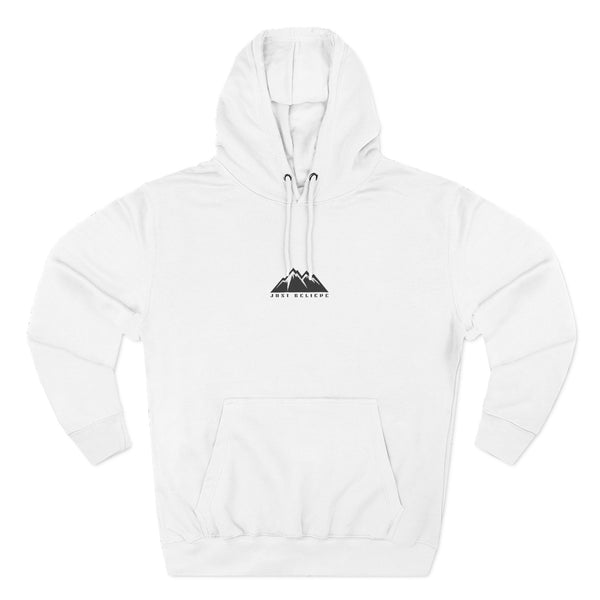 Just Believe Fleece Hoodie — Three-Panel Cozy Pullover