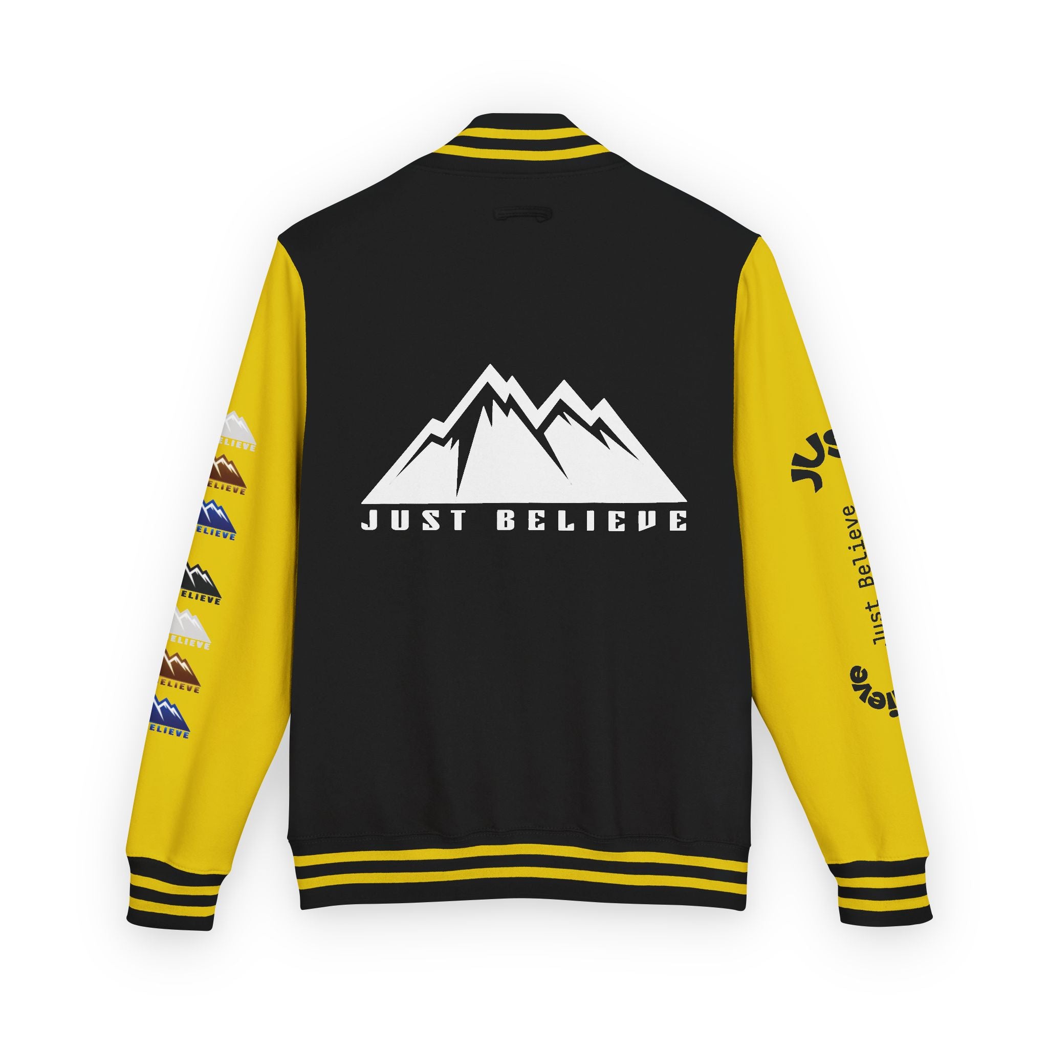 Just Believe Mountain Letterman Jacket