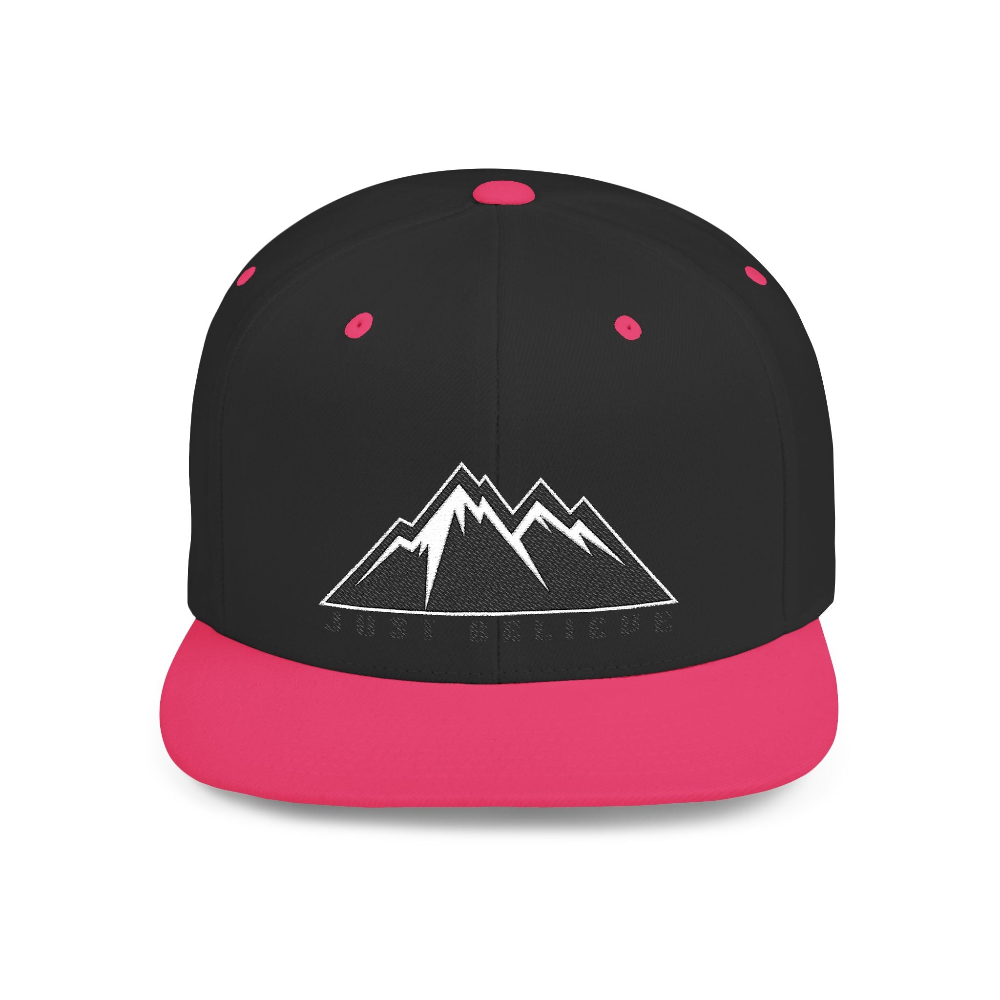 'Just Believe' Snapback Hat – Embroidered Flat Bill Cap