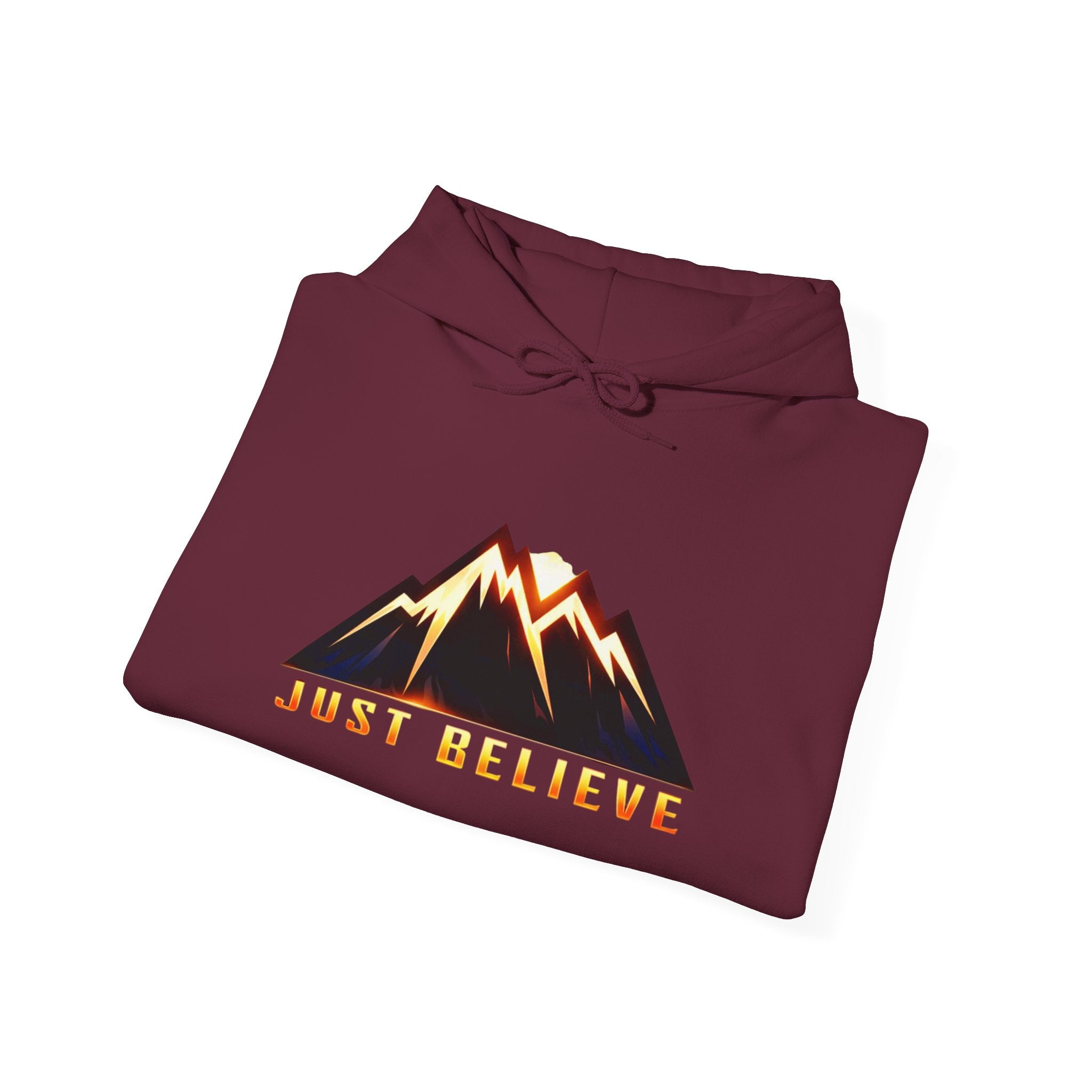 Just Believe  Hoodie — Inspirational Outdoor Graphic Sweatshirt