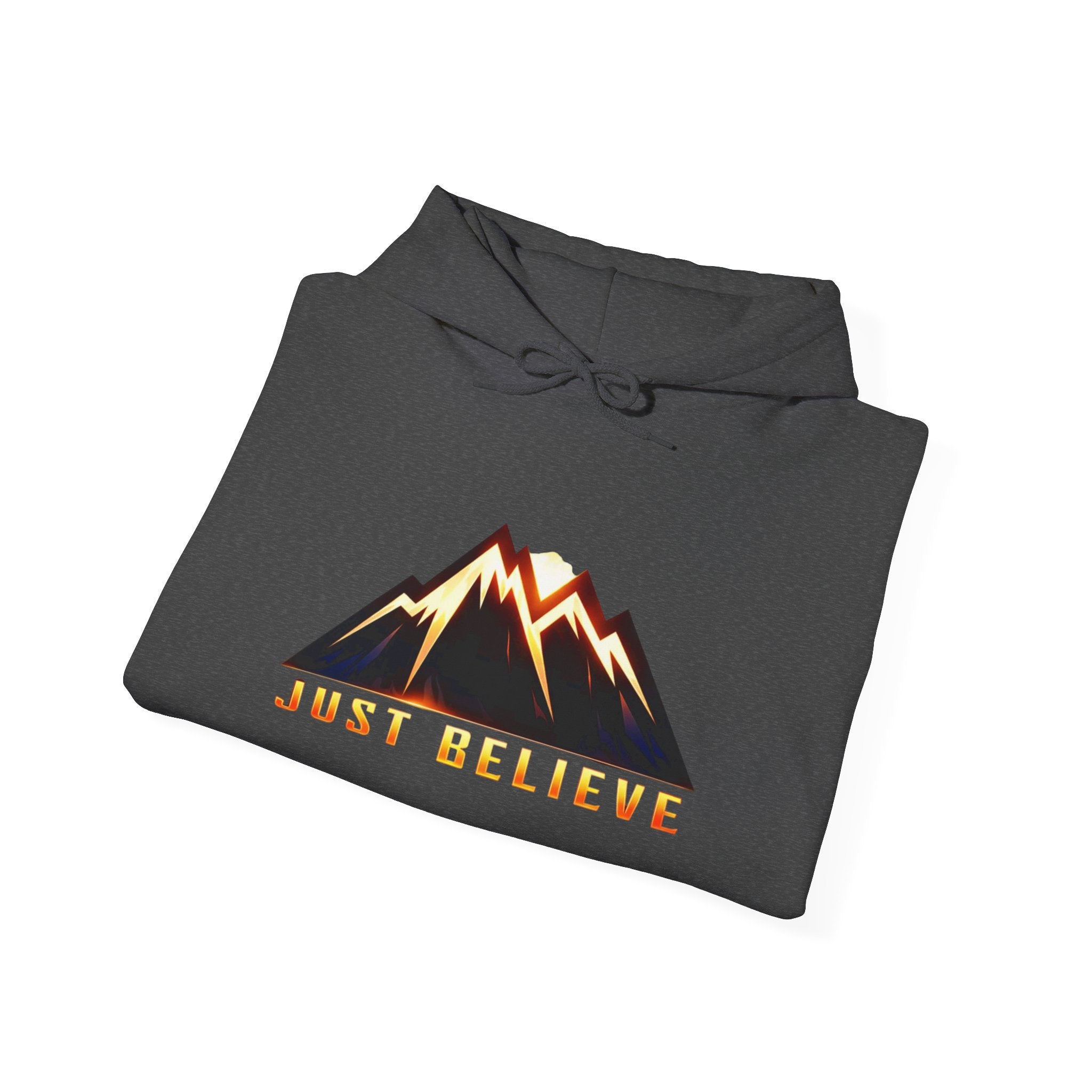 Just Believe  Hoodie — Inspirational Outdoor Graphic Sweatshirt