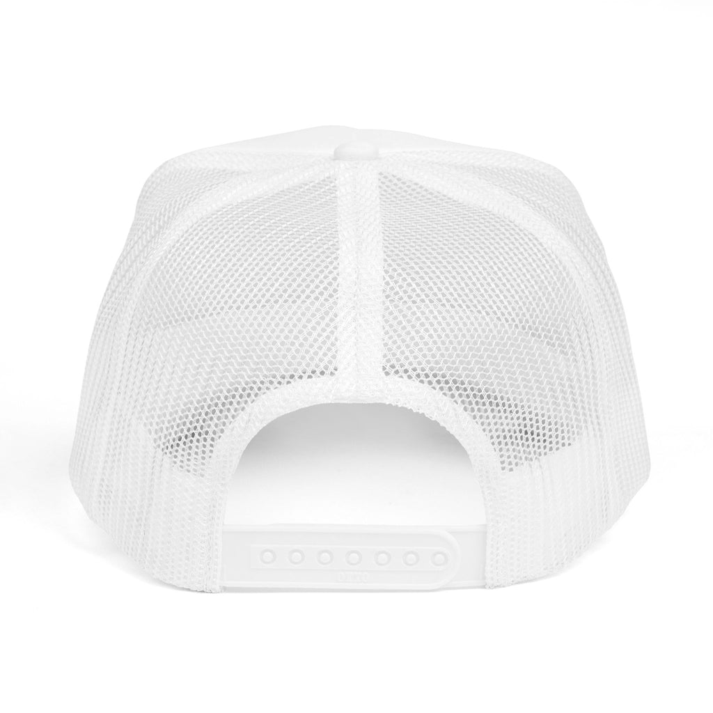 Just Believe Embroidered Trucker Hat — Foam Mesh Cap