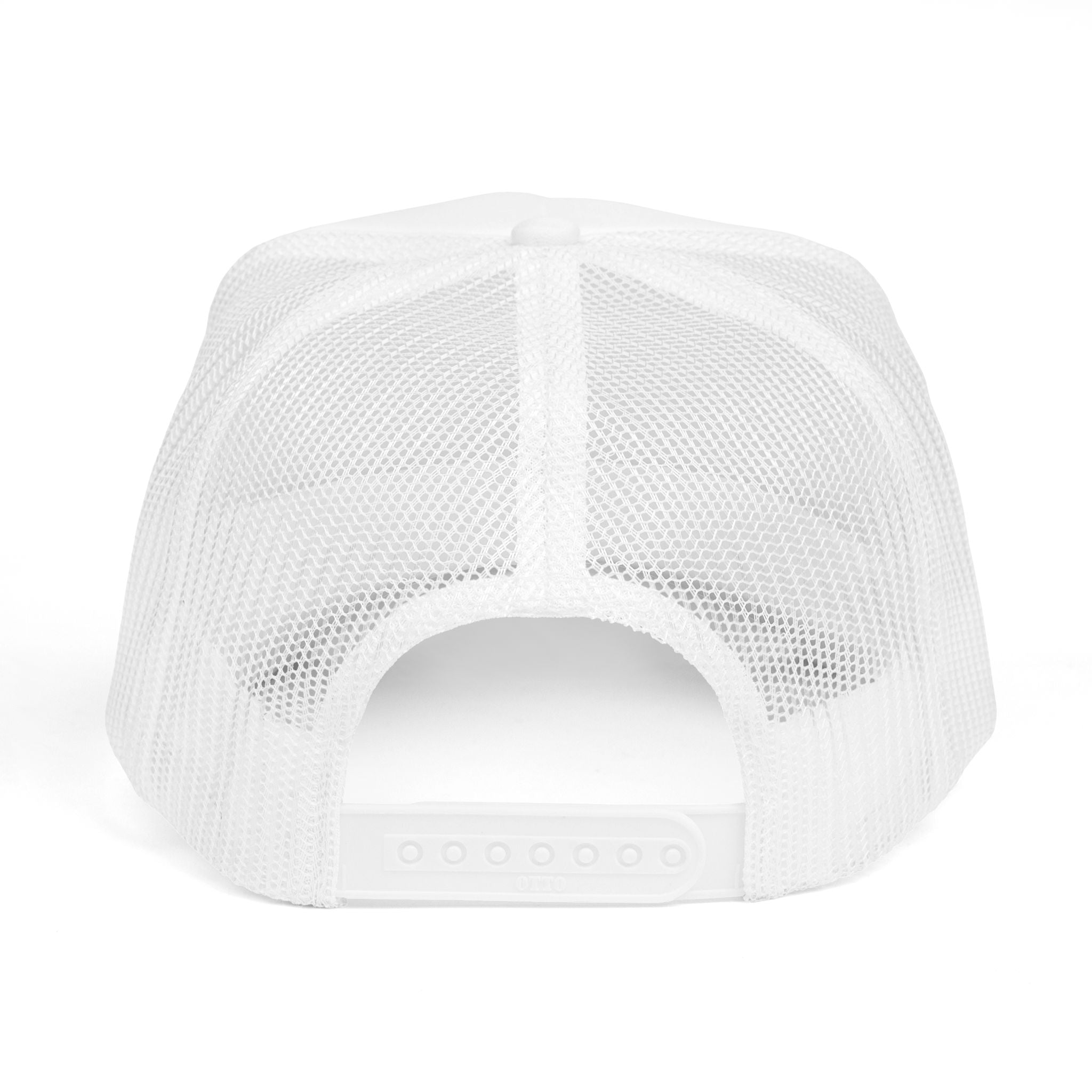 Just Believe Embroidered Trucker Hat — Foam Mesh Cap