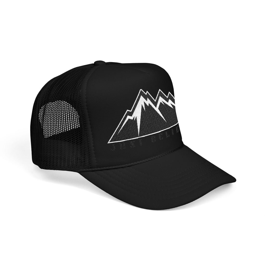 Just Believe Embroidered Trucker Hat — Foam Mesh Cap