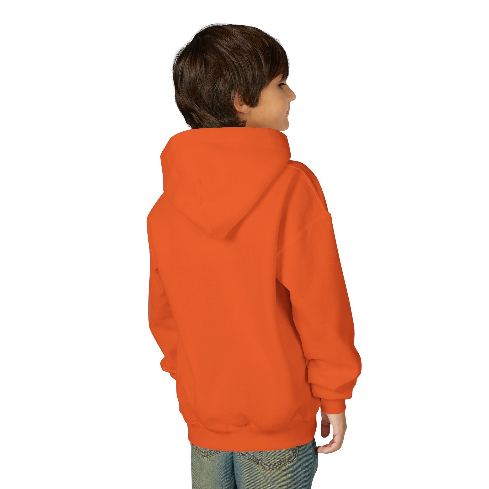 Youth Hoodie - Mountain Logo "Just Breathe" Minimal Outdoor Pullover