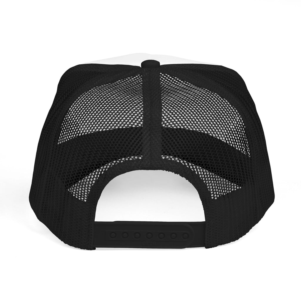 Just Believe Embroidered Trucker Hat — Foam Mesh Cap