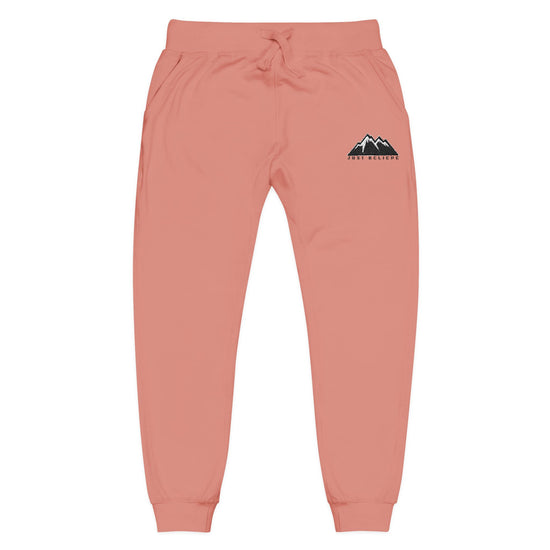 Just Believe Fleece Sweatpants — Cozy Pink Joggers