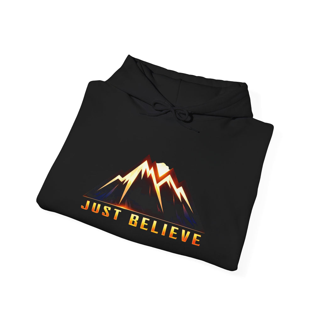 Just Believe  Hoodie — Inspirational Outdoor Graphic Sweatshirt