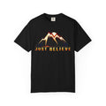 Just Believe Mountain T-Shirt — Inspirational Outdoor Graphic Tee