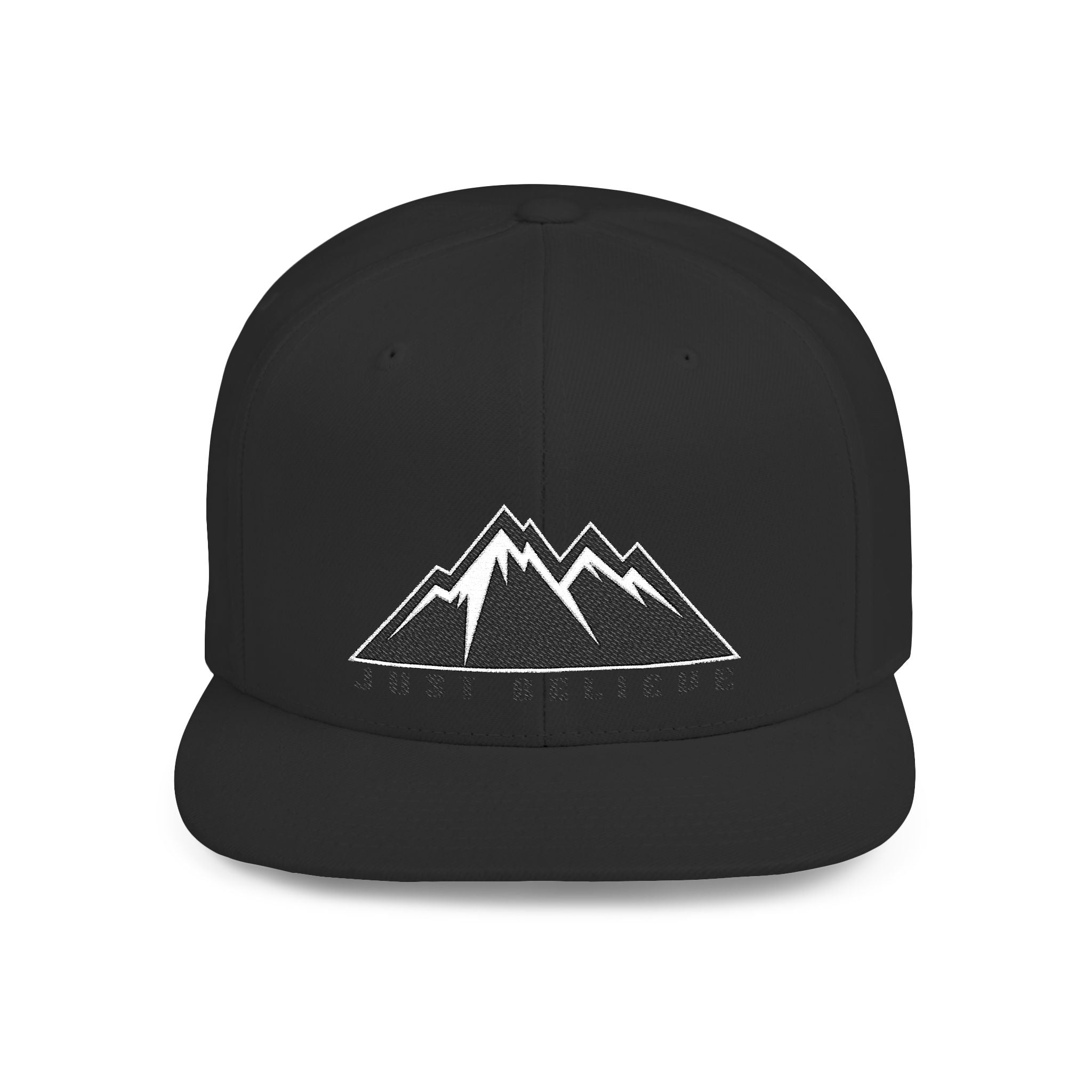 'Just Believe' Snapback Hat – Embroidered Flat Bill Cap