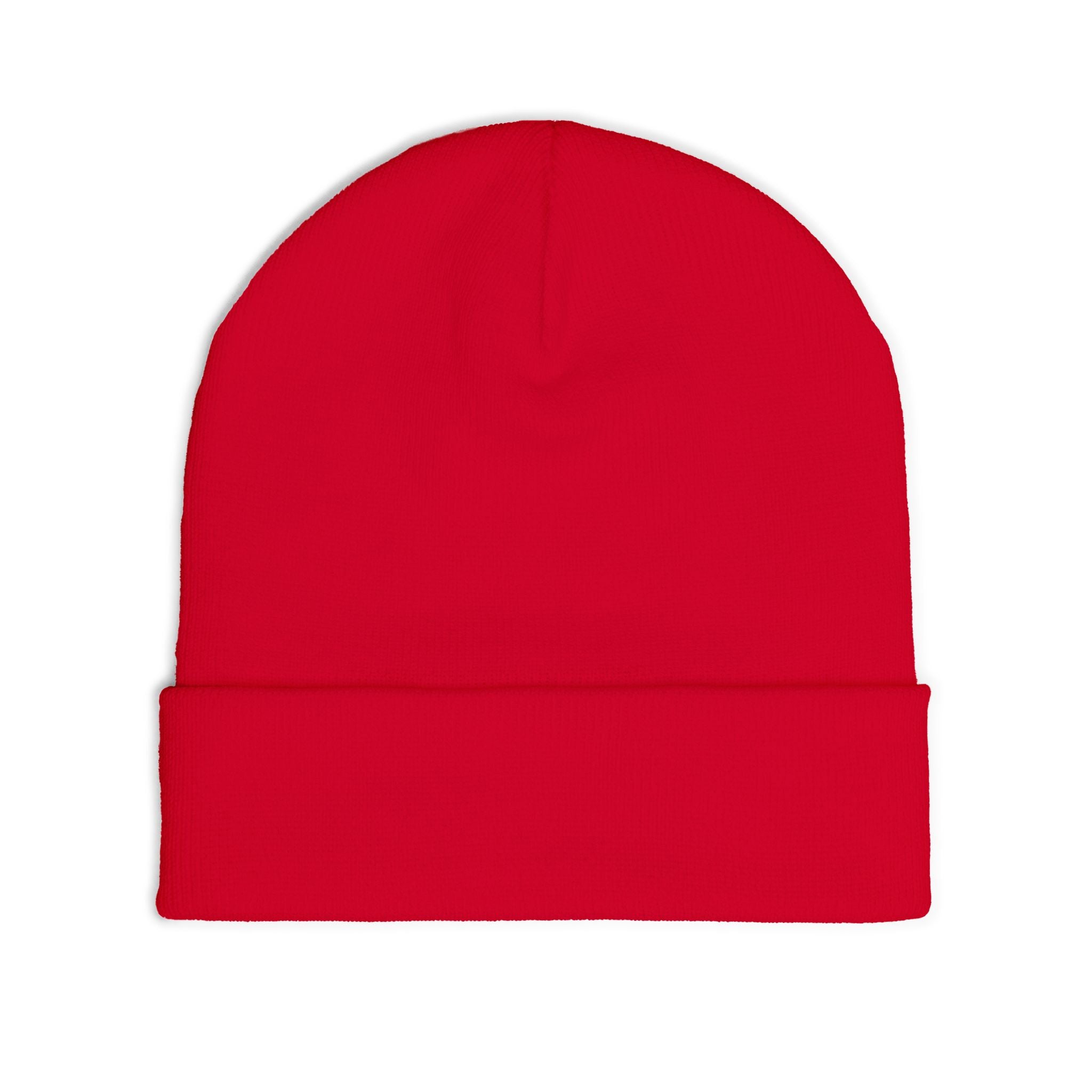 Beanie — Embroidered Mountain "Just Believe" Knit Cap