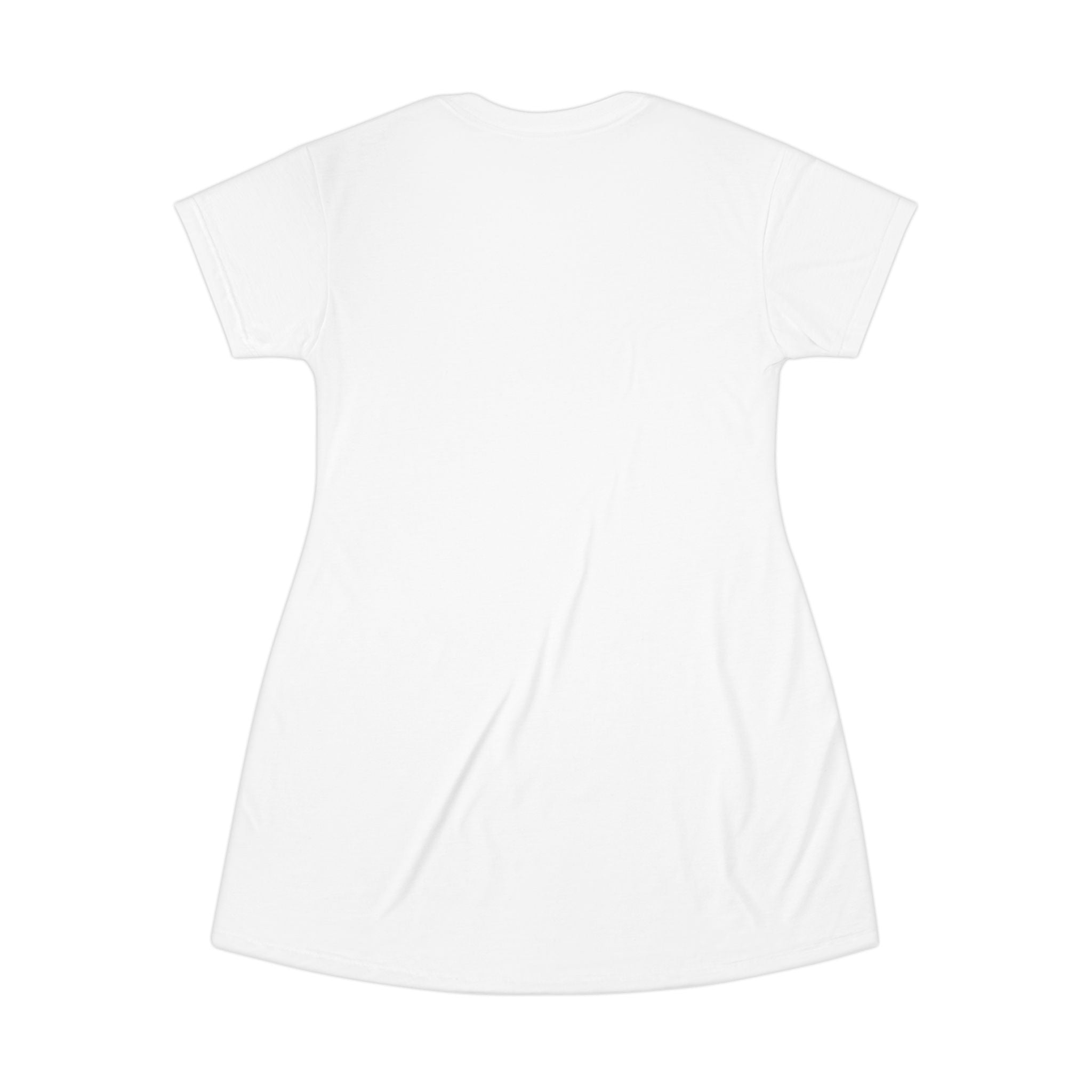 Just  Believe T-Shirt Dress — Casual AOP Tunic Dress (All-Over Print)
