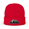 Beanie — Embroidered Mountain "Just Believe" Knit Cap