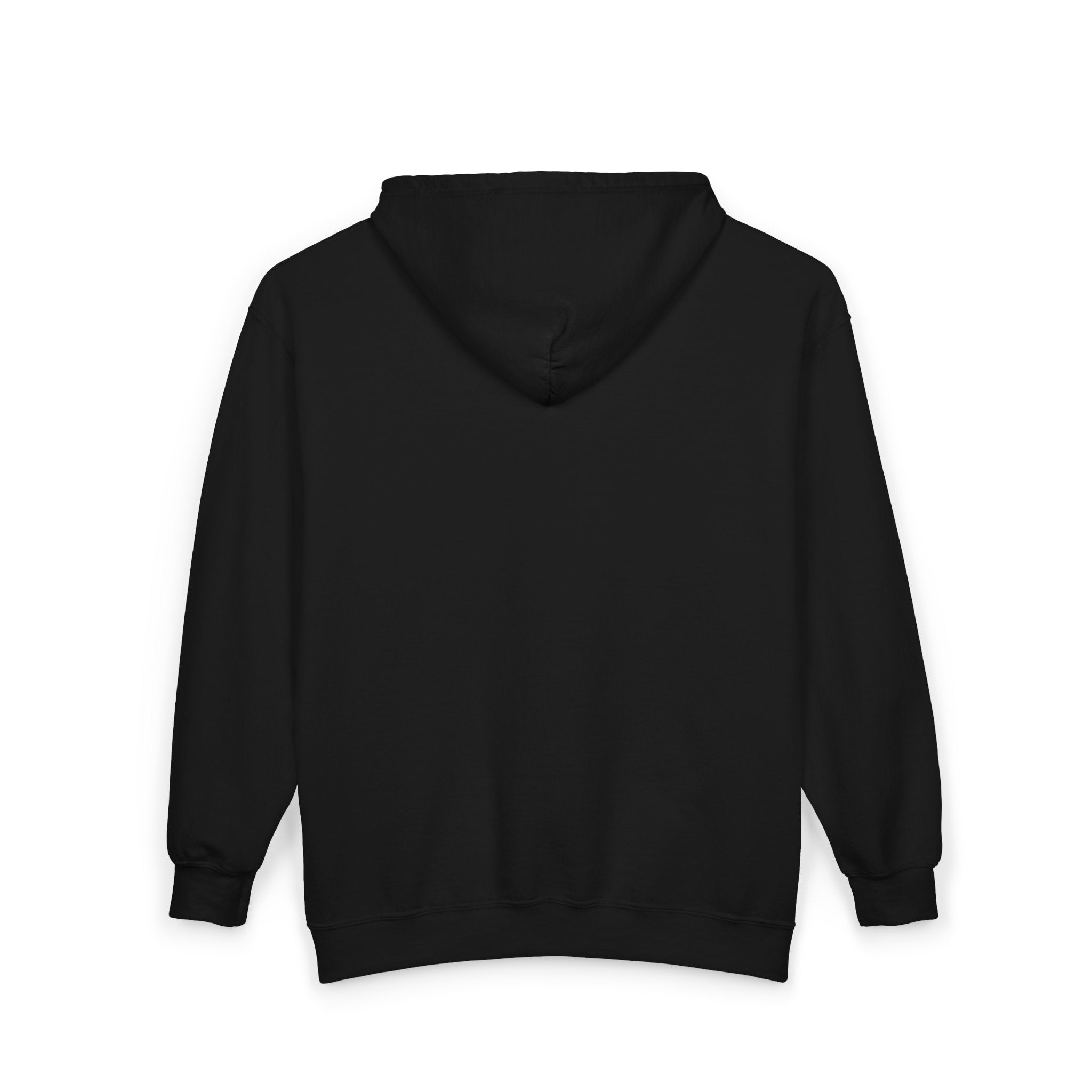 Just Believe Logo Zip Hoodie — Minimal  Range Full‑Zip Sweatshirt