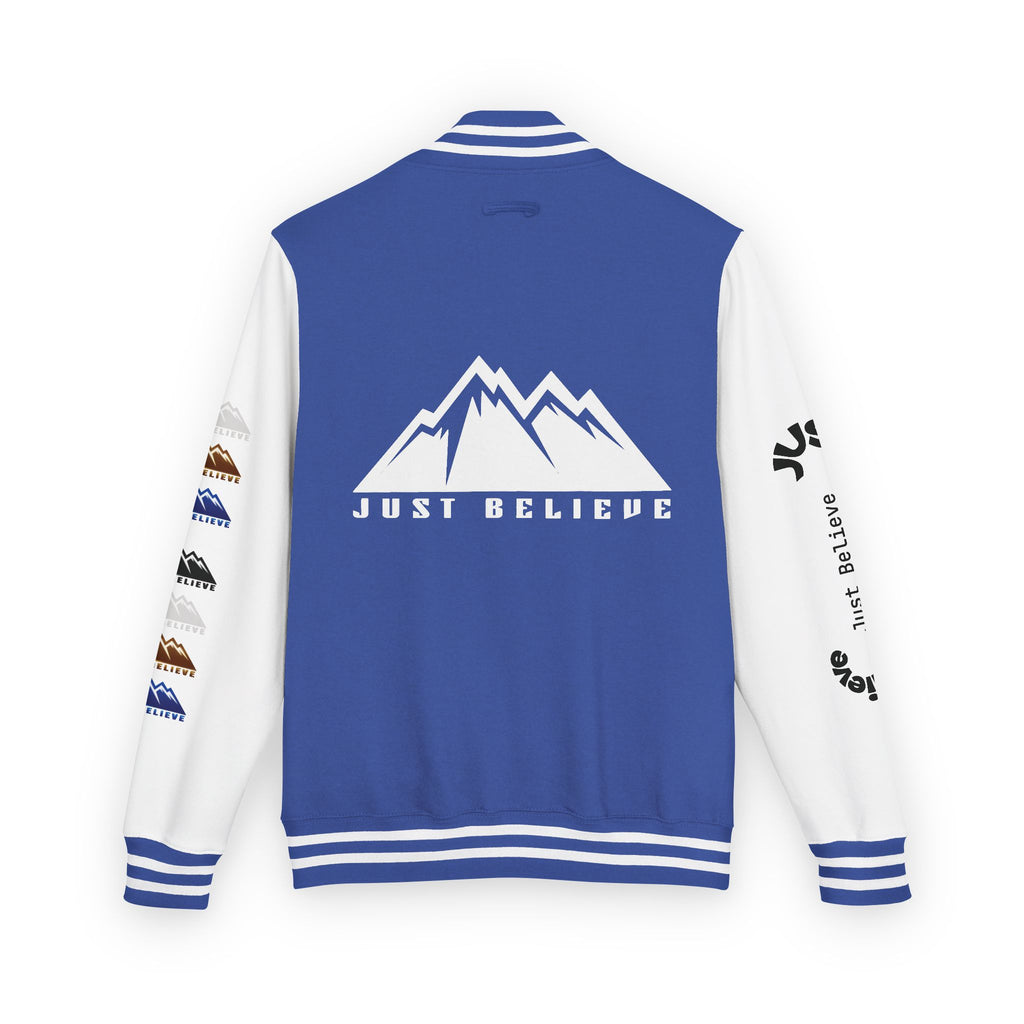Just Believe Mountain Letterman Jacket