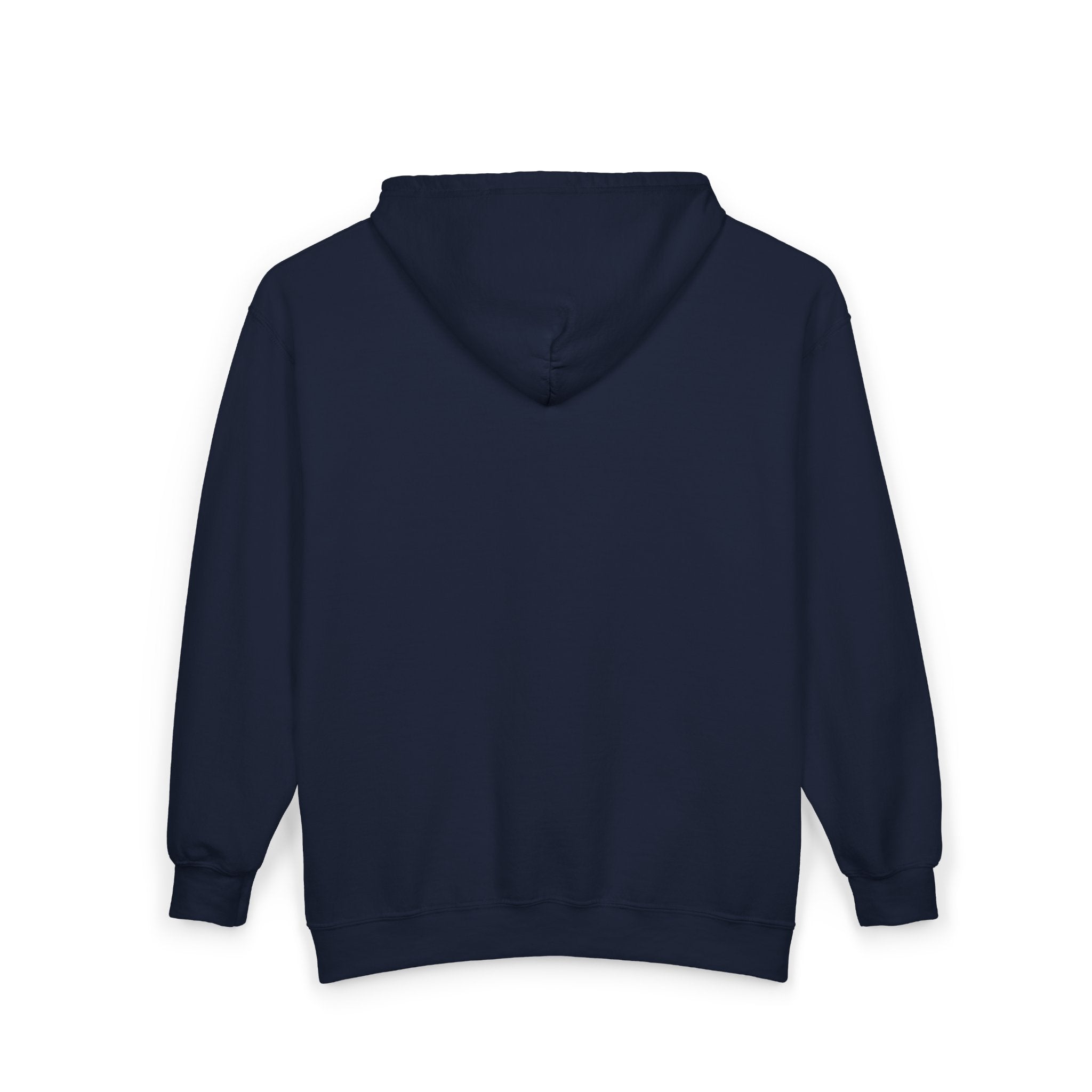 Just Believe Mountain Outline Zip Hoodie — Minimal Mountain Logo Hoodie