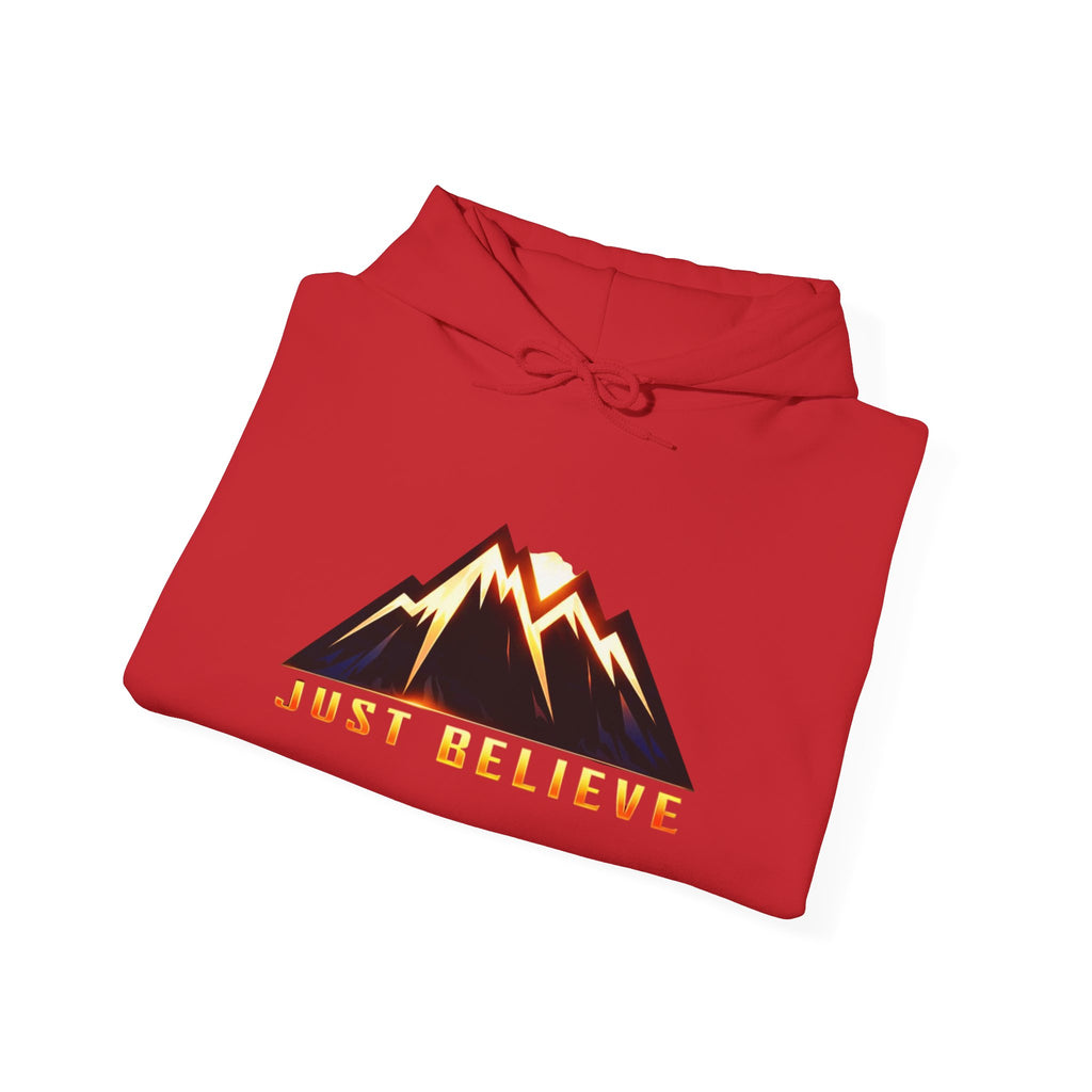 Just Believe  Hoodie — Inspirational Outdoor Graphic Sweatshirt