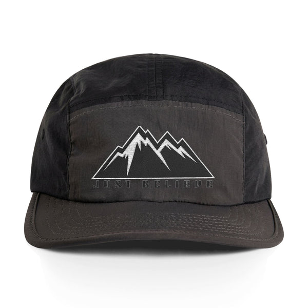 Just Believe Embroidered Mountain Nylon Cap