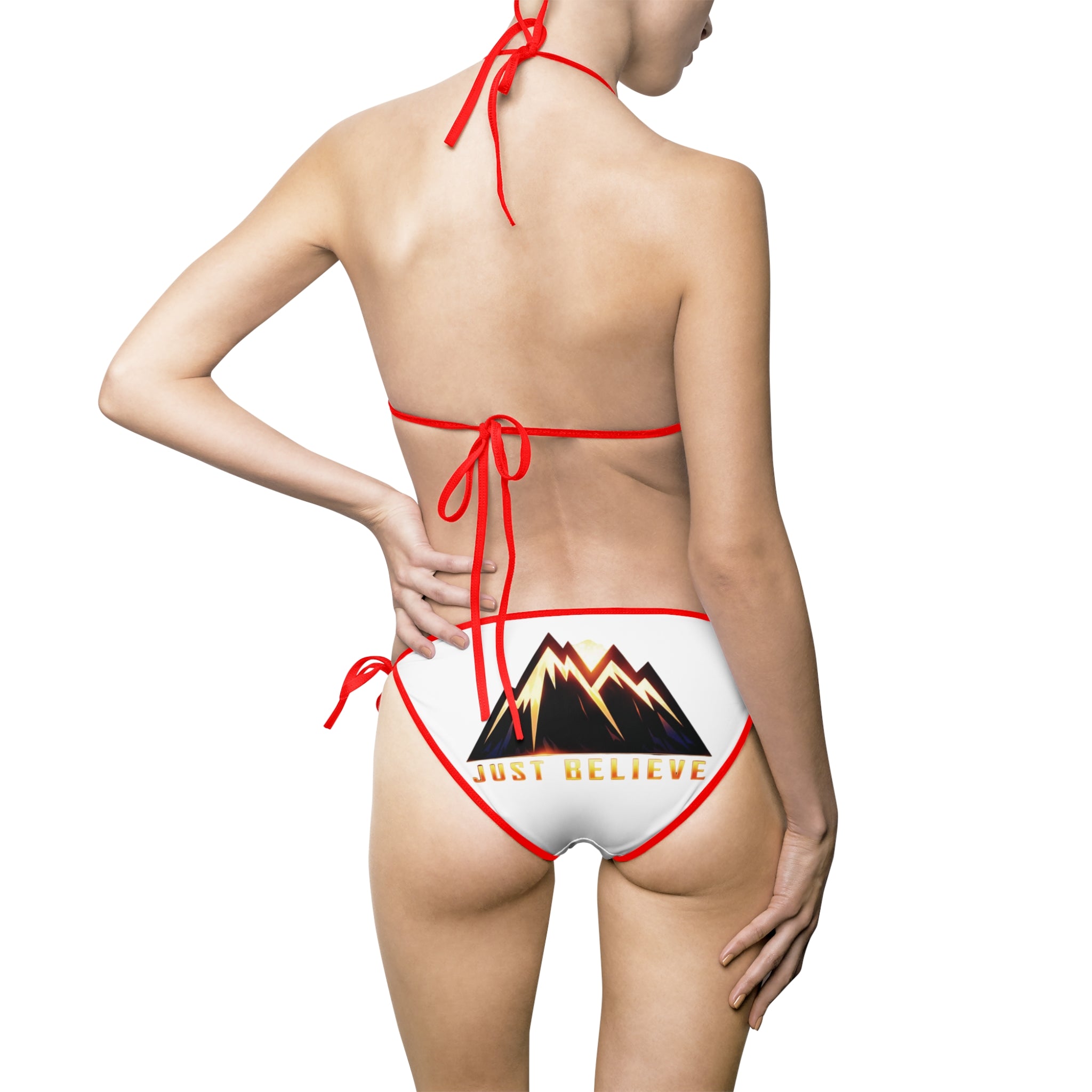 Just Believe  Women's Tie-Side Bikini