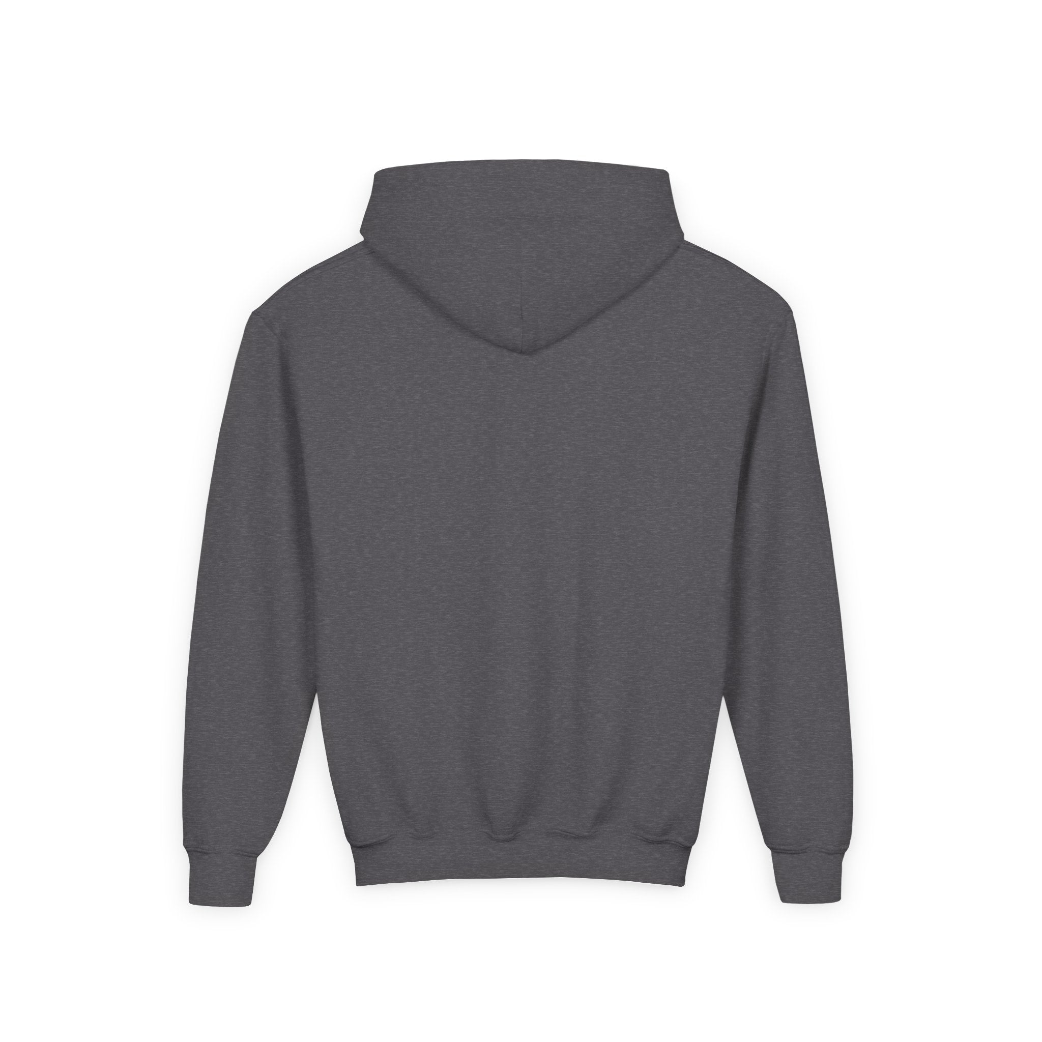 Youth Hoodie - Mountain Logo "Just Breathe" Minimal Outdoor Pullover